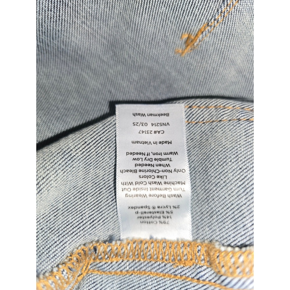 Talbots Women S Flare Leg Pull-On Travel Jeans Dark Beekman Wash High Rise Seam - Picture 8 of 8